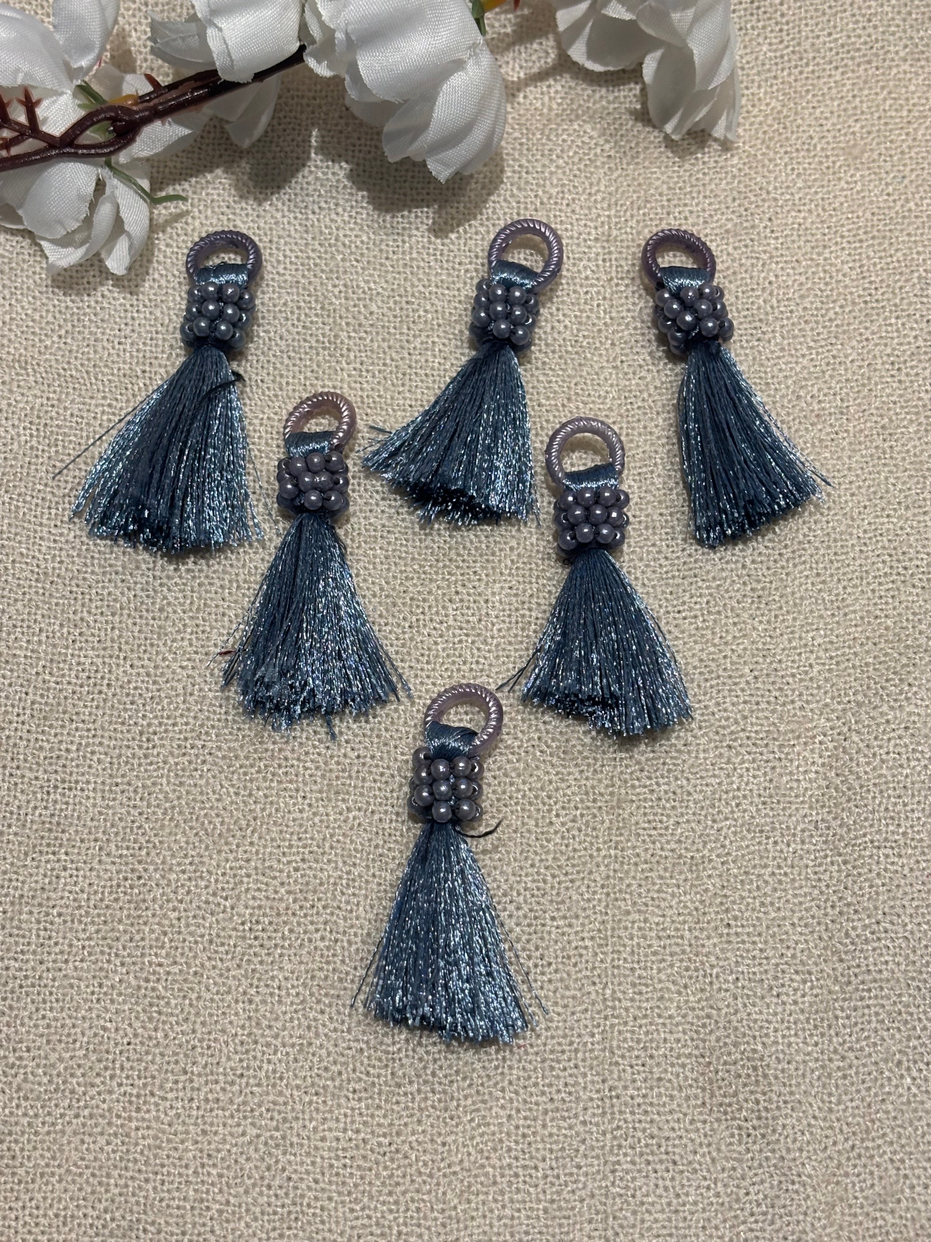 Satin Bead Tassel Trim