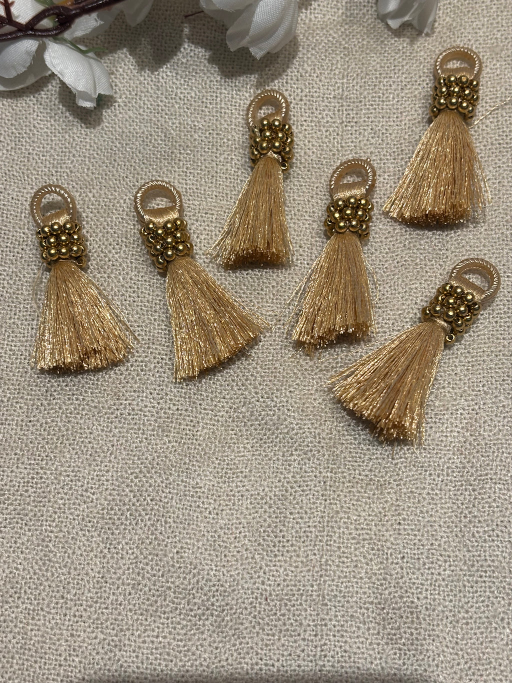 Satin Bead Tassel Trim