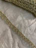 Gold Metallic Loop Weave Trim