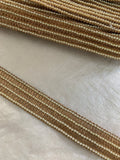 Golden Pearl Stripe Lace Patti