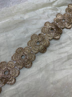 Floral Cutwork Zari Embroidered Border