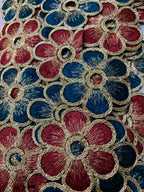 Floral Cutwork Zari Embroidered Border