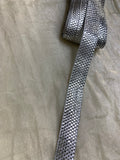 Silver Lurex Textured Taping Lace