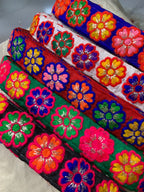 Traditional Multicolor Blossom Lace