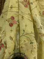 Soft Embroidery tissue silk
