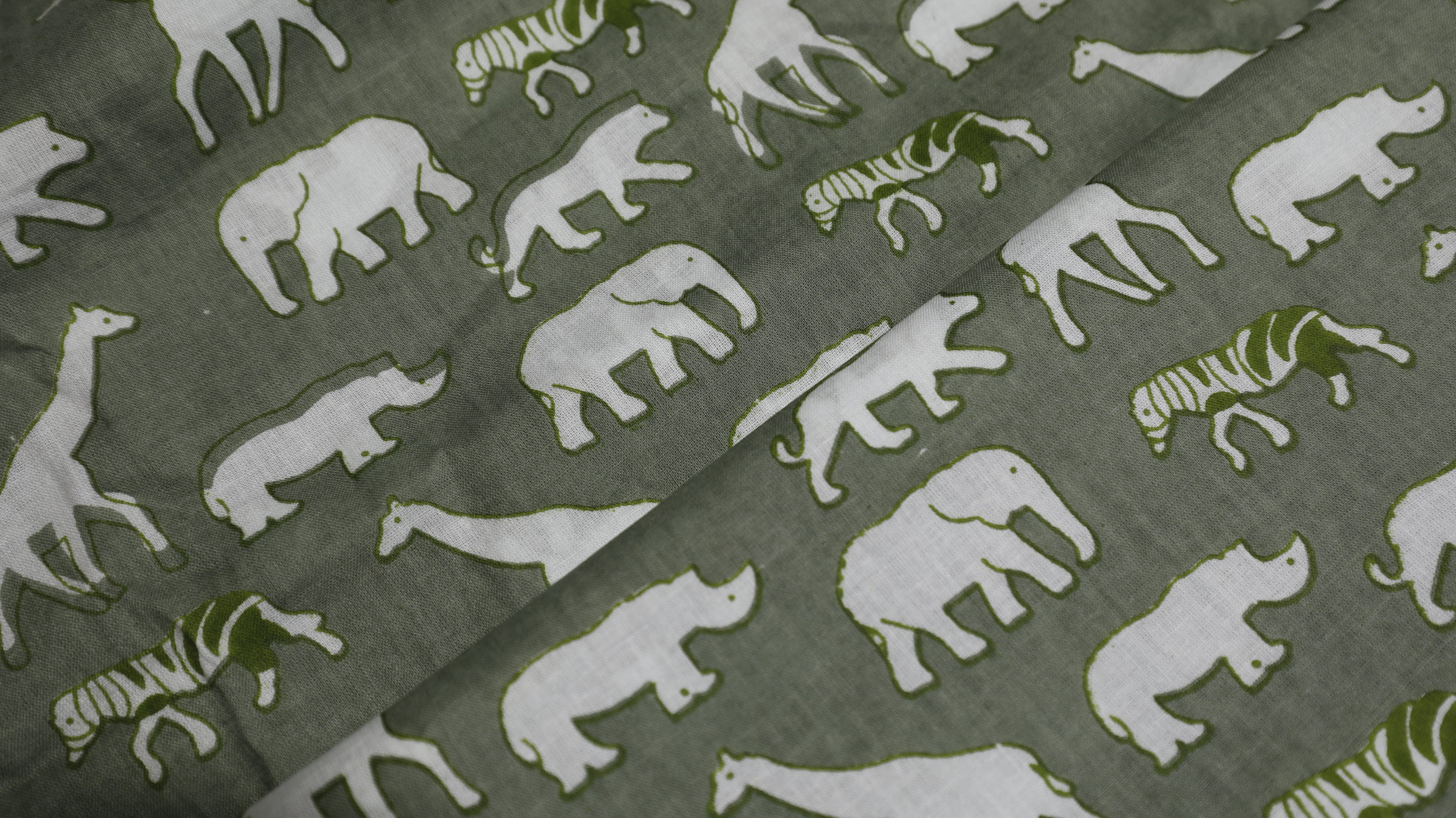 Animal Print Cotton Cambric