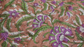 Peach Bloom Floral Cotton