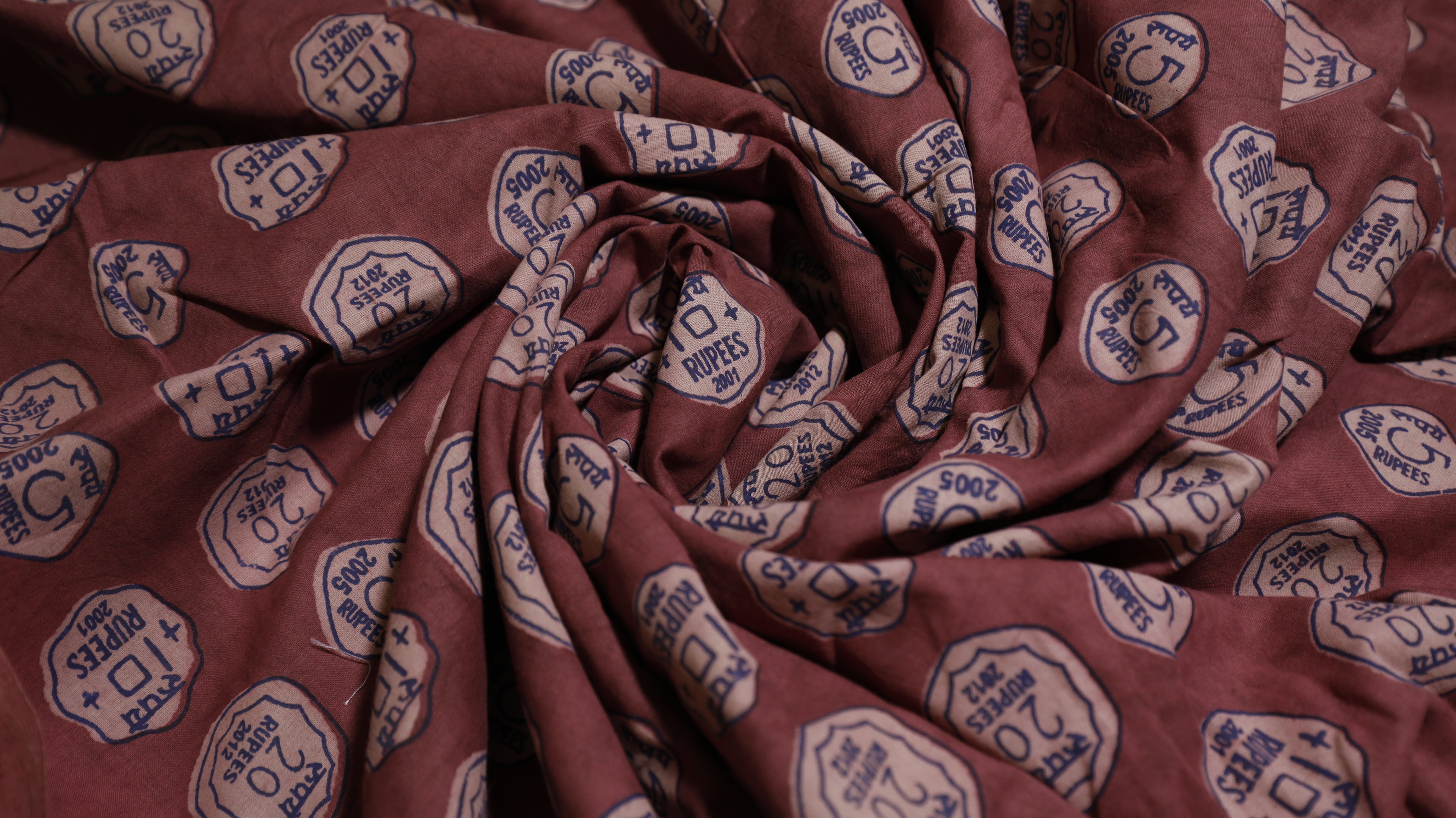 Coin Print Cotton