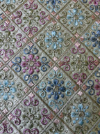 Geometric Floral Embroidery