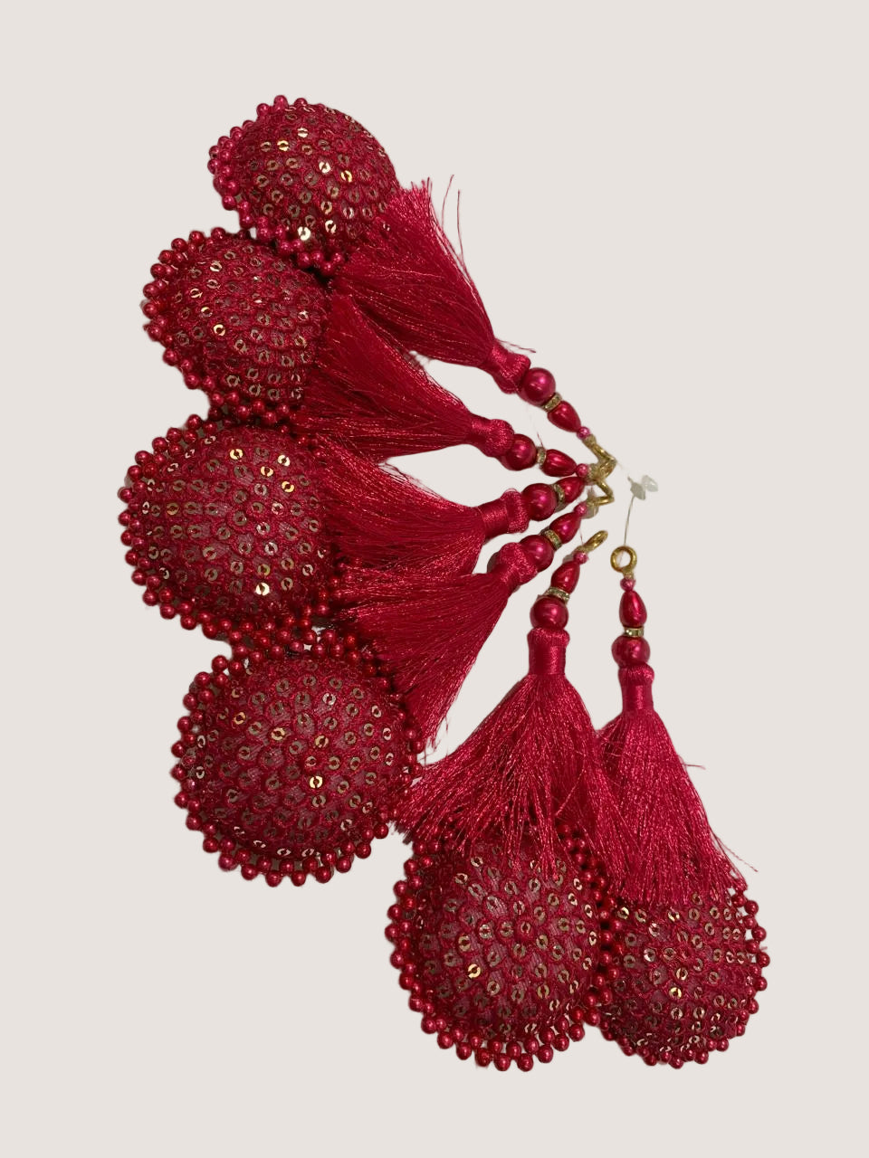 Floral Embroidered Decorative Tassel
