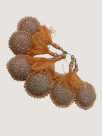 Floral Embroidered Decorative Tassel