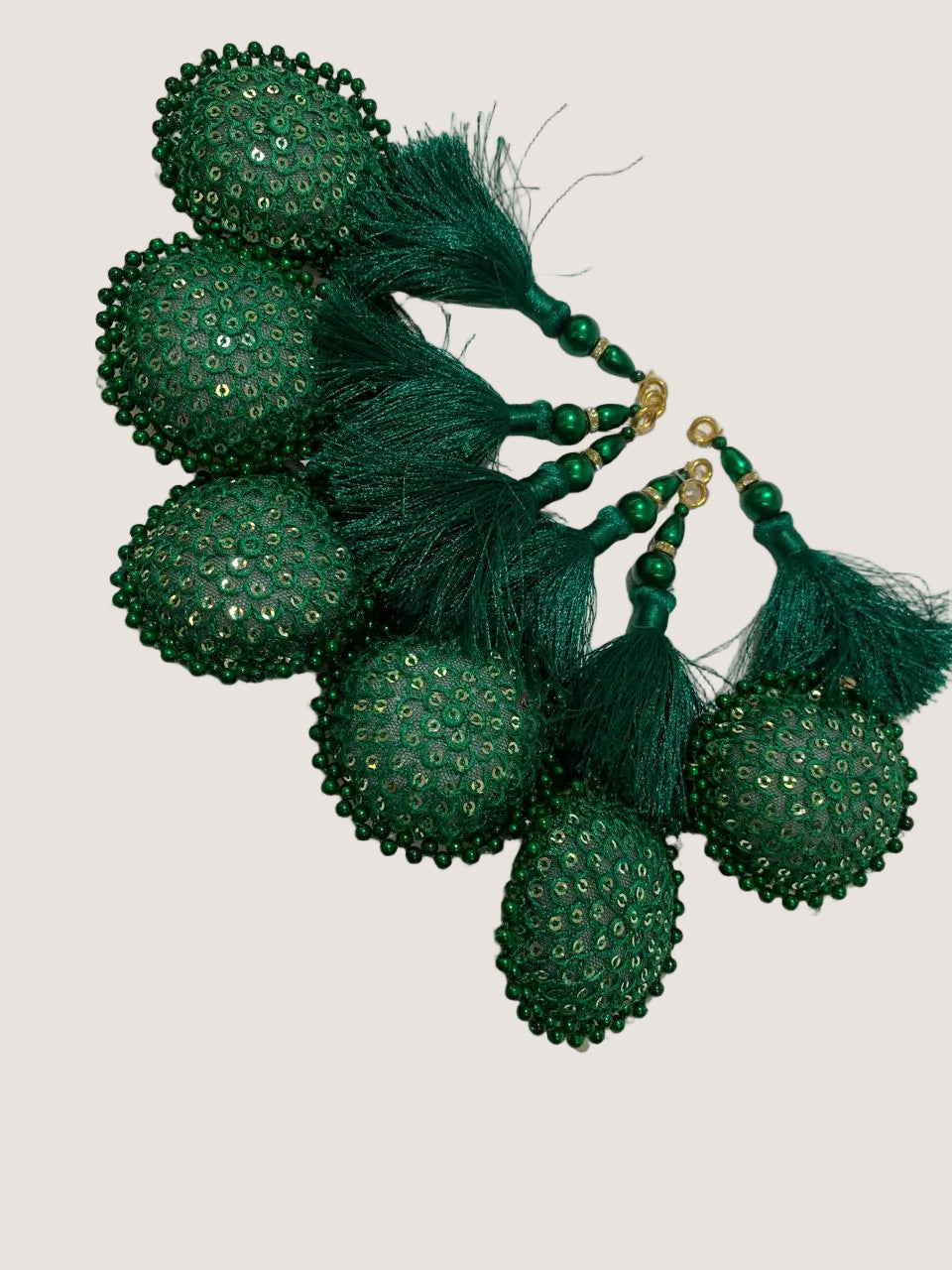 Floral Embroidered Decorative Tassel