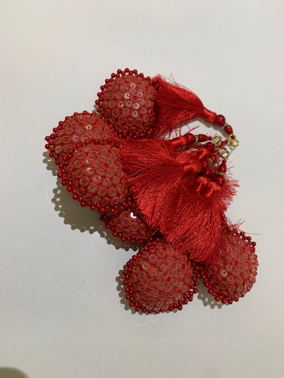 Floral Embroidered Decorative Tassel