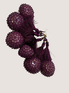 Floral Embroidered Decorative Tassel