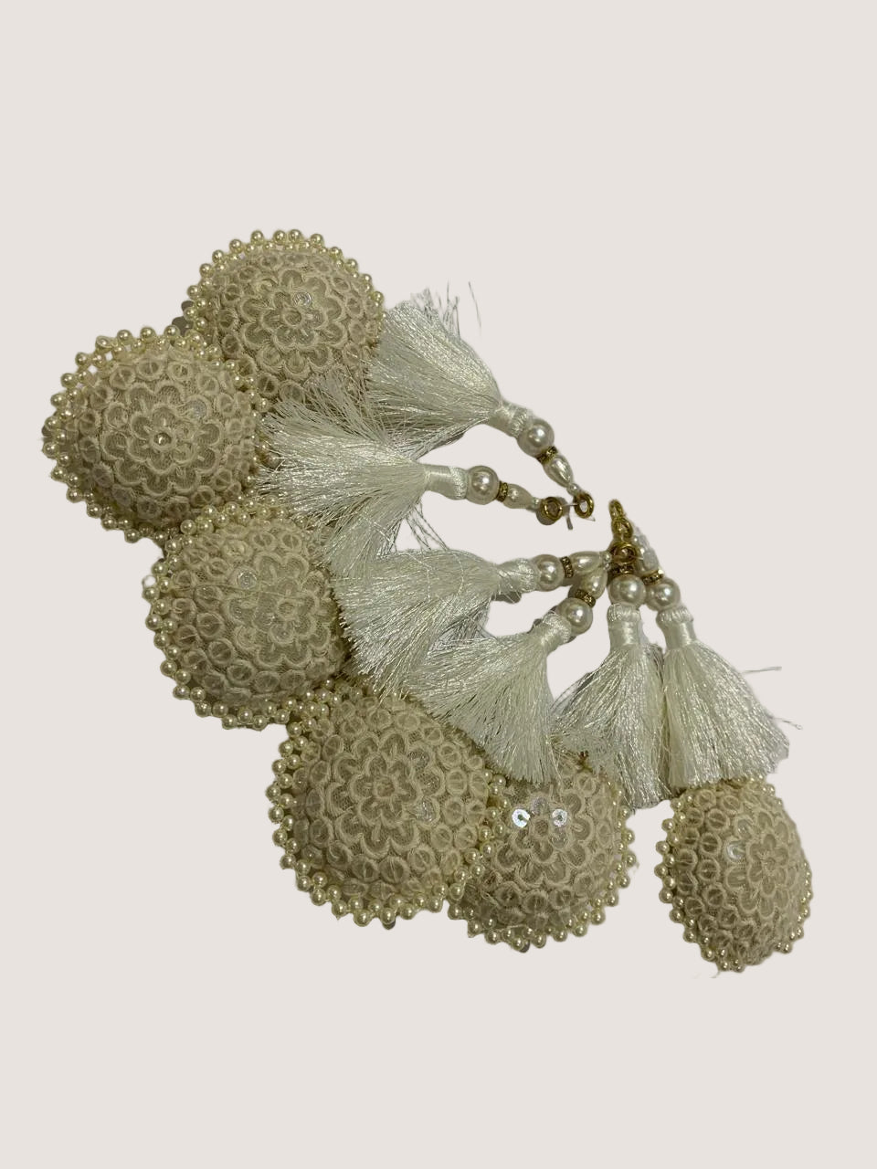 Floral Embroidered Decorative Tassel