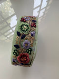 Hand-Embroidered Floral Net Lace with Sequin