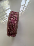 Floral Embroidered Net Lace Trim with Sequin