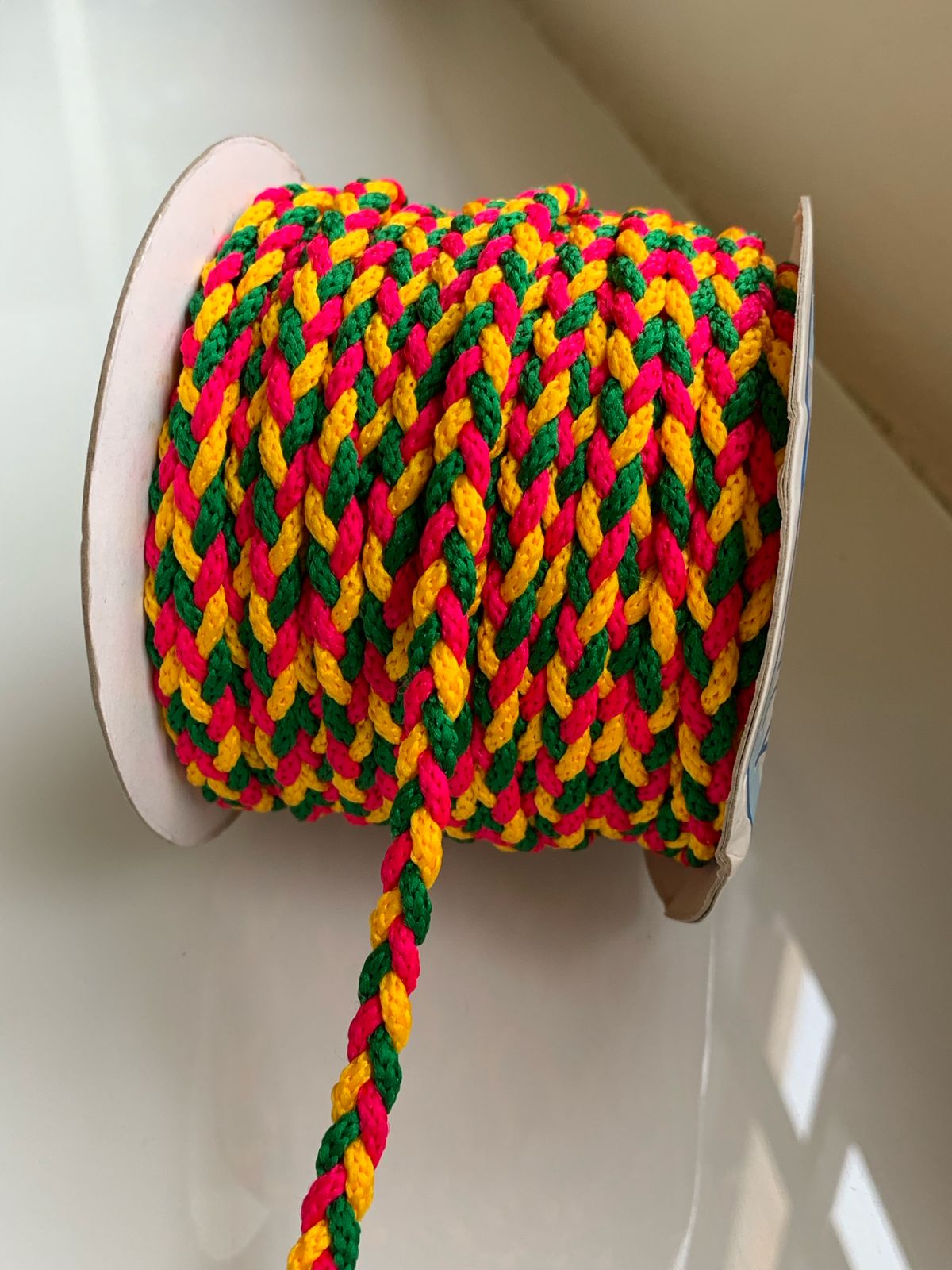 Multi-Colored Braided Craft Cord Spools