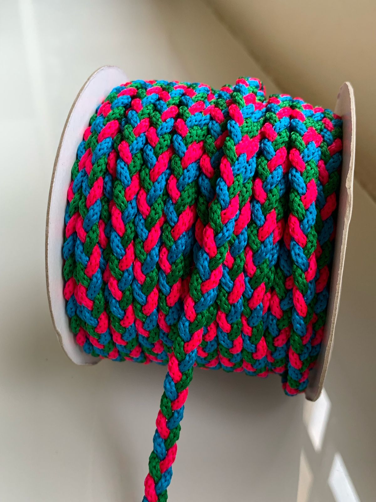 Multi-Colored Braided Craft Cord Spools