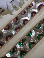 Decorative Sequin Scallop Lace Trim