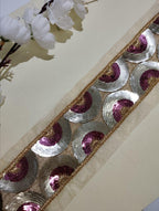 Decorative Sequin Scallop Lace Trim