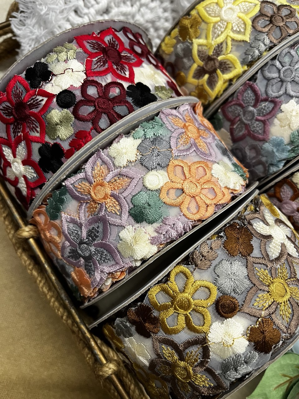 Floral Motif Trim