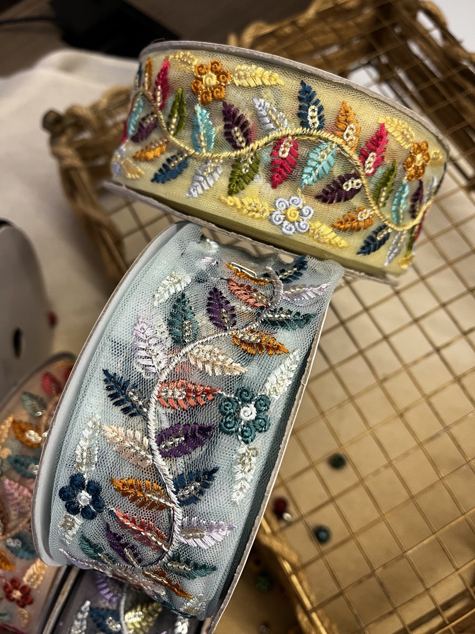 Floral Motif Trim