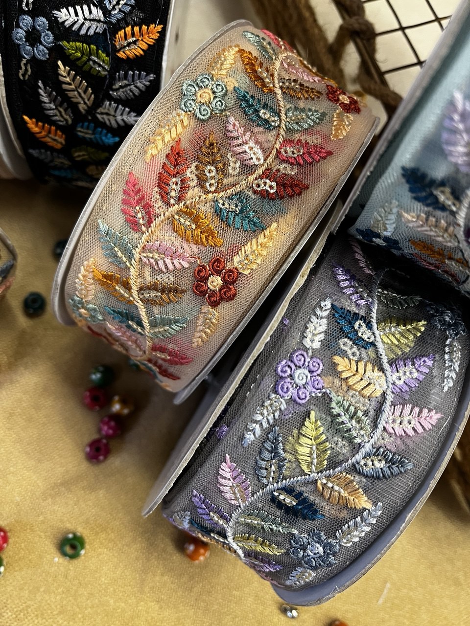 Floral Motif Trim
