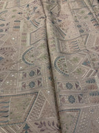 Embroidery patchwork work fabric