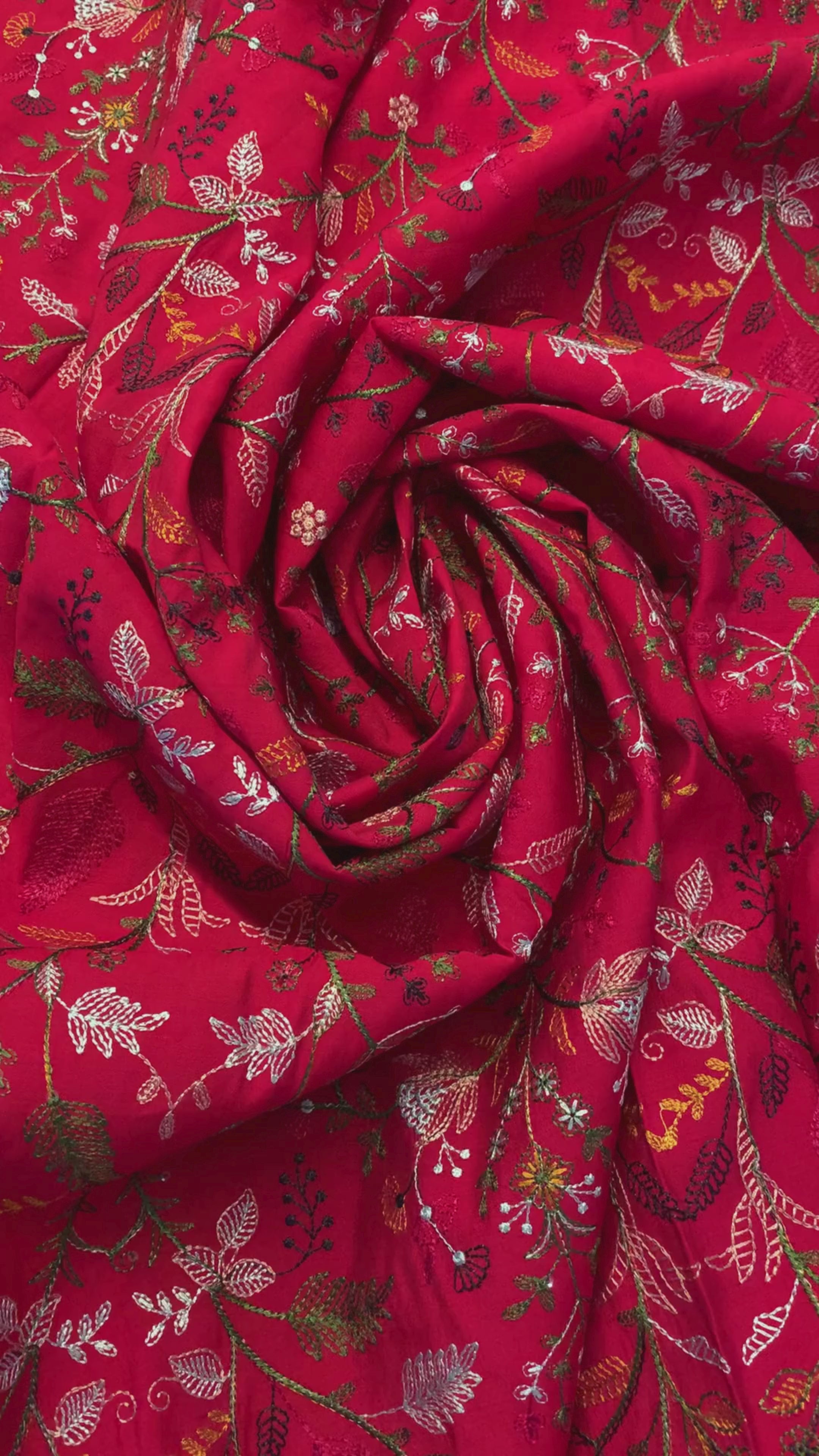 Floral Thread Work